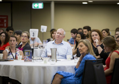 Delegates listening closely to the Garran Oration