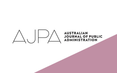 NEW AUSTRALIAN JOURNAL OF PUBLIC ADMINISTRATION (AJPA) EDITORS APPOINTED